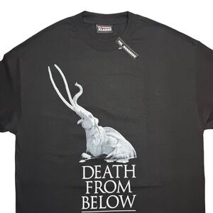 The Hundreds - Vintage 2000s Death From Below La Brea Tar Pits elephant shirt XL